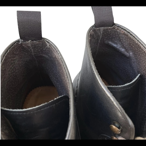 Heritage Black Leather Boots Mens Size 9 /EU 40 by Ortiz & Reed Lace Up - Picture 9 of 12